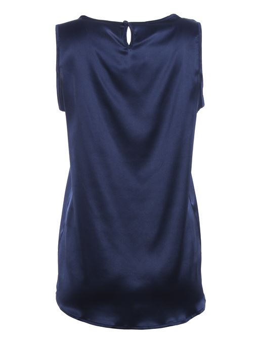 Canotta girocollo in seta  SNOBBY SHEEP | 58510BLUE